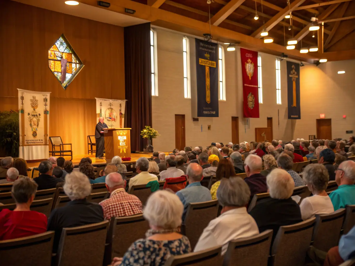 An image of a community workshop with diverse participants engaging in Olympic values activities, showcasing the Olympic Principles Promotion program.